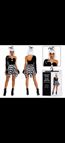 Women naughty jester costume - women's,