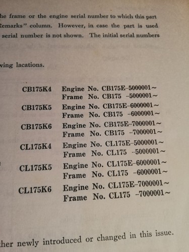 Genuine honda cb175 - genuine,