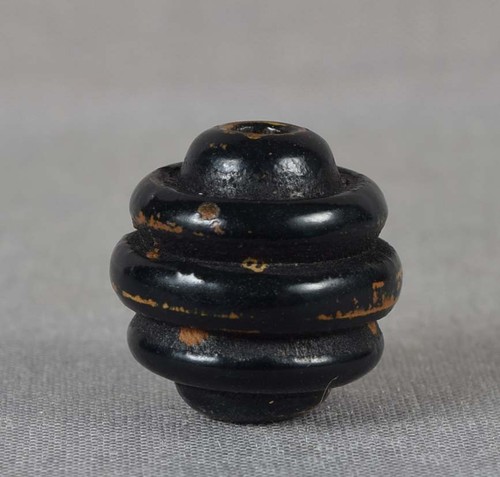 19c lacquer ojime - lacquer, netsuke