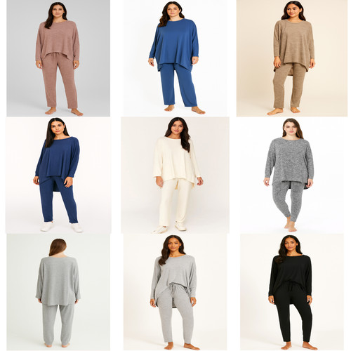 Piece loungewear track suit - loungewear,