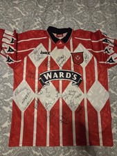 Sheffield United Signed Home Shirt 1995/96 Diamond Design