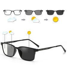 Transition Photochromic Reading Glasses Men Women Sunglasses Readers +1.0 ~ +3.5