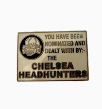 Chelsea Headhunters Pin Badge – Vintage Style – Football Casuals Collectible