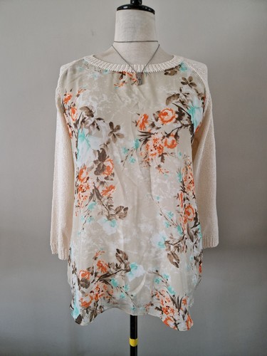 Zara knit beige - knit, top
