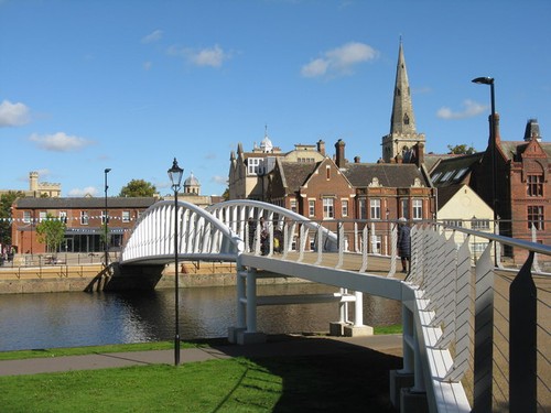 Photo 6x4 riverside bridge - photo,