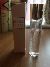 MARKS & SPENCER 'Aqua Rose' Eau De Toilette 3/4 Left 25ml Bottle With Box Vegan