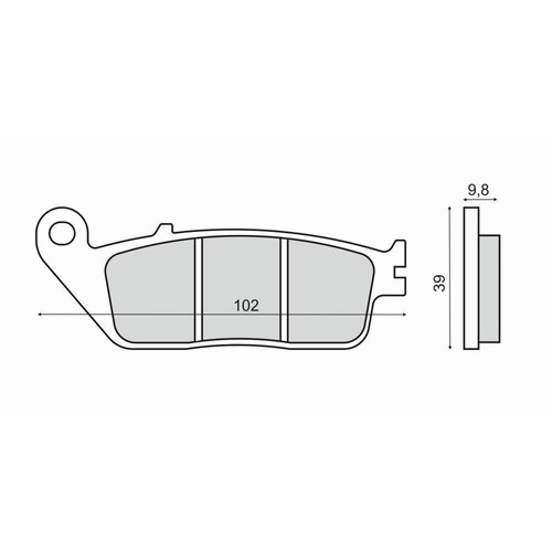 Front brake pads - brake, xmax