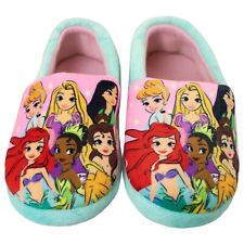 Disney Princess Slippers Kids Girls UK Size 8 9 10 11 12 13 1 2 Indoor Footwear