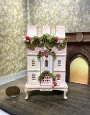 Christmas 144 Scale House Or 12th Scale Dollhouse  Ooak miniature collectable