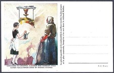 Radius Stoves - old advertising card - kerosene is cheaper