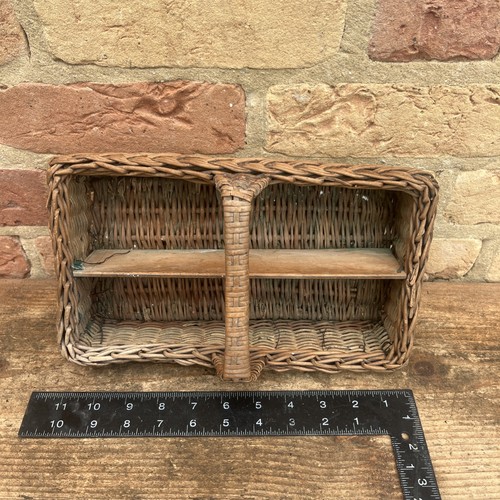 Vintage cutlery wicker - , carry
