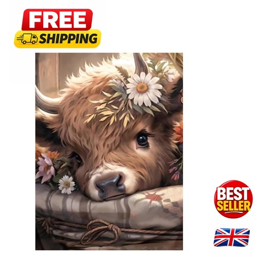 Traditional highland cow cross - cow,