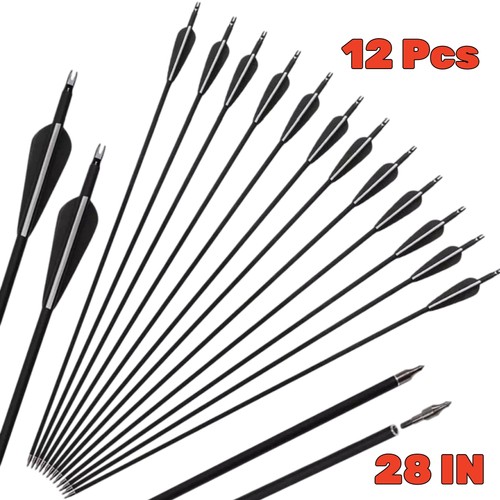 12pcs mixed carbon arrows - 12pcs,