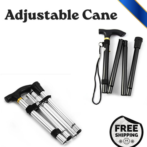 Folding walking stick - folding,