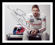 Jenson Button Autographed Signed & Framed Photo 1