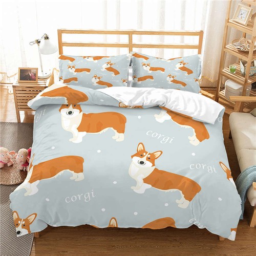 Corgi dogs quilt - dogs,