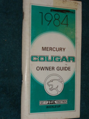 1984 mercury cougar owner - mercury,