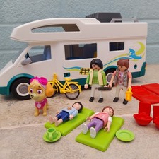 Vintage Playmobile 2005 Family Campervan RV Motorhome PM 15 6671 with 5 Figures 