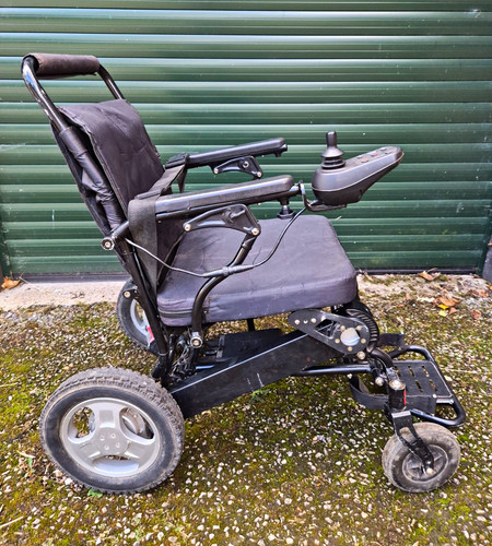 Black adult power wheelchair - adult,