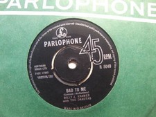 Billy J Kramer – Bad To Me 1963 7” Parlophone R 5049