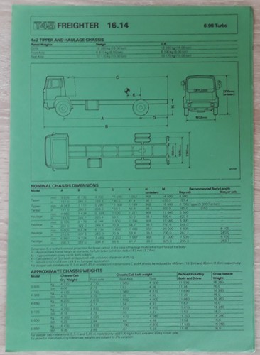 Leyland t45 freighter brochure - t45,