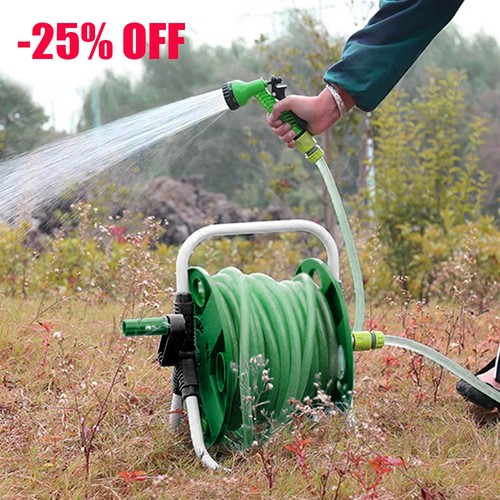 Garden hose reel trolley 50m - hose,