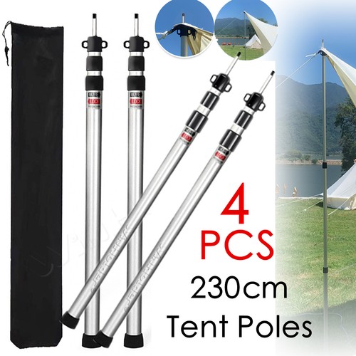Tent poles telescopic - 4x,