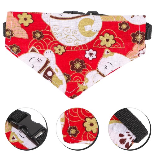 Dog bandana fortune cat - dog,