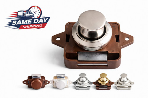 Latch knob push button catch - latch,