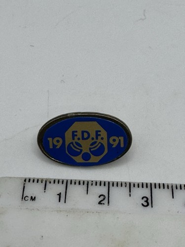 Vintage fdf 1991 enamel lawn - fdf,