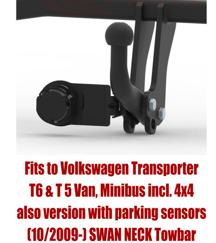 Swan neck tow bar for - bar, vw