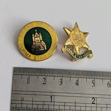 Burma Star Association Enamel Pin Badges