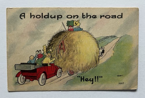 Antique automobile comic - antique,