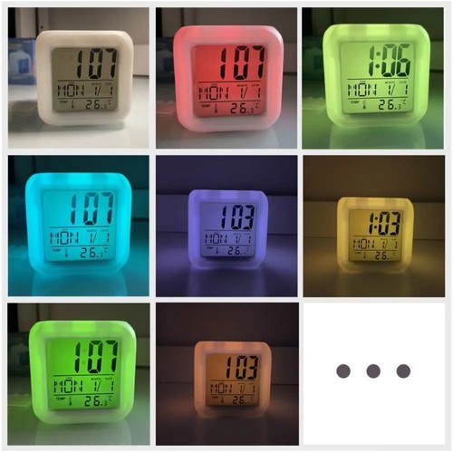 Alarm clock colour - alarm, led