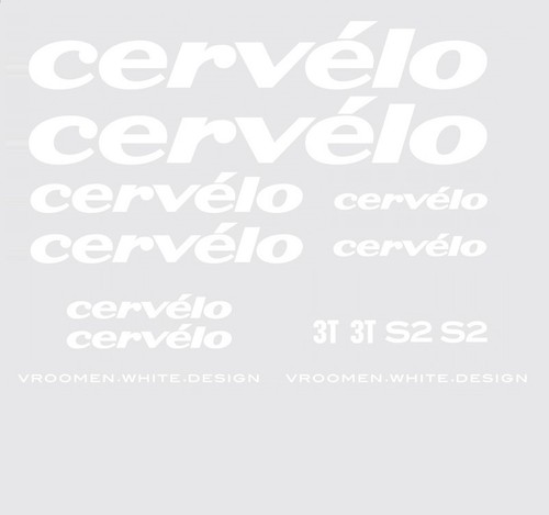 Cervelo bicycle decals - bicycle,