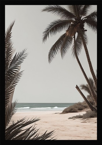 Epic tropical beach framed - epic,