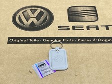 Volkswagen Keyring Grey Genuine OEM Gift Golf Polo T-Roc Amarok Transporter Lupo
