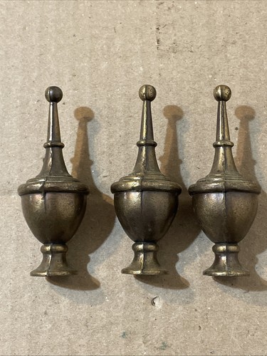 Reproduction clock finials - clock,