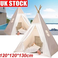 Large Kids Teepee Lace Wood