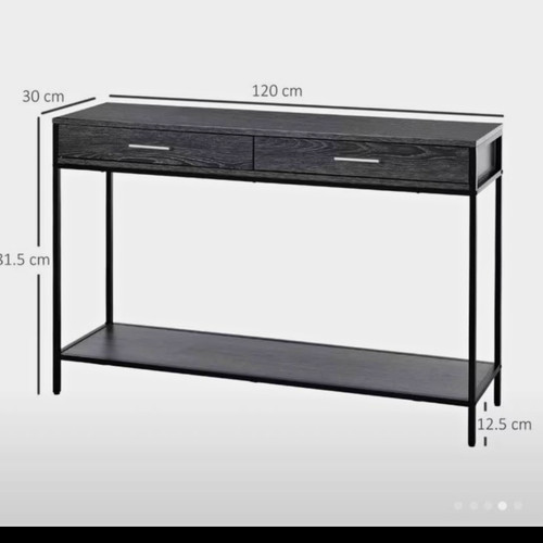 Grey black wooden rectangular - grey&black,