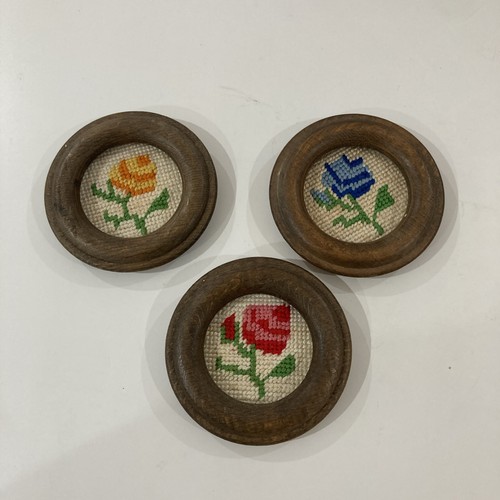 Vintage miniature embroidery - vintage,