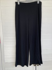 Black Slinky Flowing Trousers
