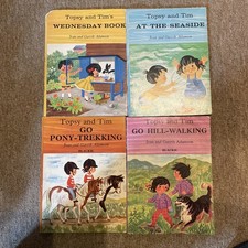 Collection 4 Topsy & Tim children's books 1st editions 1961-75 illustrated rare