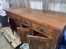 Solid Oak Sideboard With