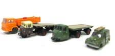 Set of 4 x N Gauge Commercial Vehicles - Mainly Diecast
