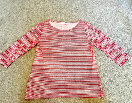 John lewis red white - white, striped
