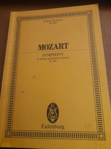 Mozart symphony minor - symphony, minor/