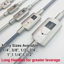 BAR TYPE TAP WRENCH Small-Large ADJUSTABLE Vehicle Threading Tool Holder Handle