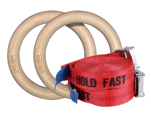 Gym rings hold fast wooden - gym,