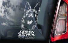 German shepherd dog sticker - german,